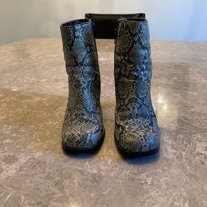 American Eagle snakeskin boots